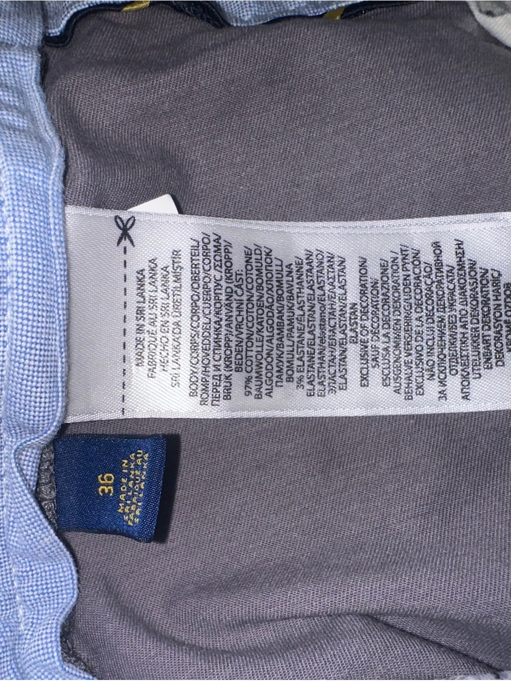 Polo by Ralph Lauren Men's Gray Chino Shorts Sz 36 - Picture 5 of 5